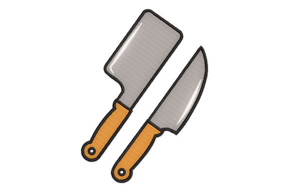 Cooking Knifes Embroidery Design Review for Boutiques