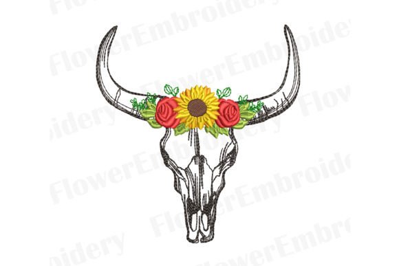 Cow Skull in Flowers: A Boutique Design Review