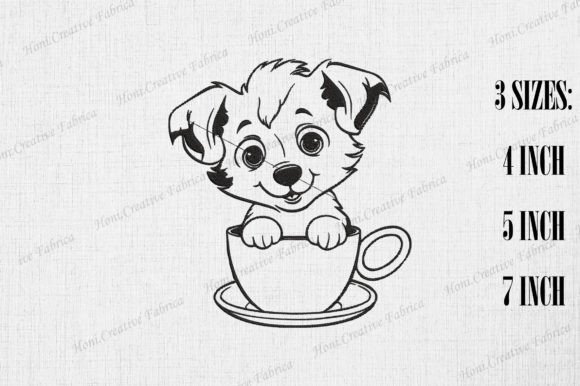 Cute Border Collie Dog in Coffee Cup Review