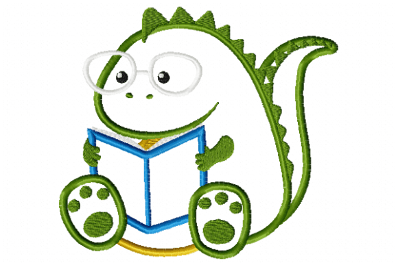 Dinosaur Reading: A Boutique Embroidery Review