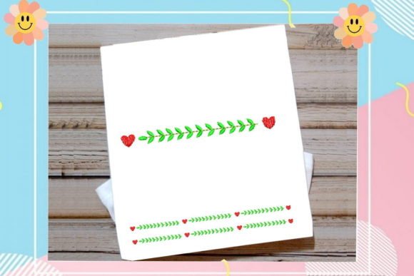 Floral Border with Heart: Craft Fair Review