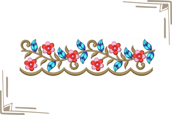 Flower and Leaf Border: A Designer's Review