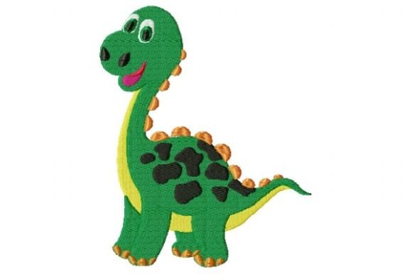 Friendly Dinosaur Embroidery Design Review